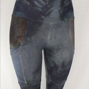 Flower Pot Handmade Hemp Pocket Terrain Leggings